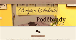 Desktop Screenshot of penzioncokolada.cz