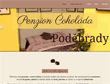 Tablet Screenshot of penzioncokolada.cz